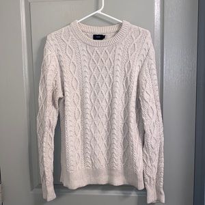 JCREW Thick Knitted Beige Sweater Adult Men’s S — Classic Style